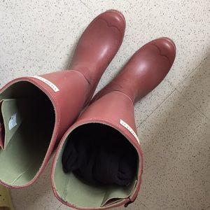 Hunter rain boots